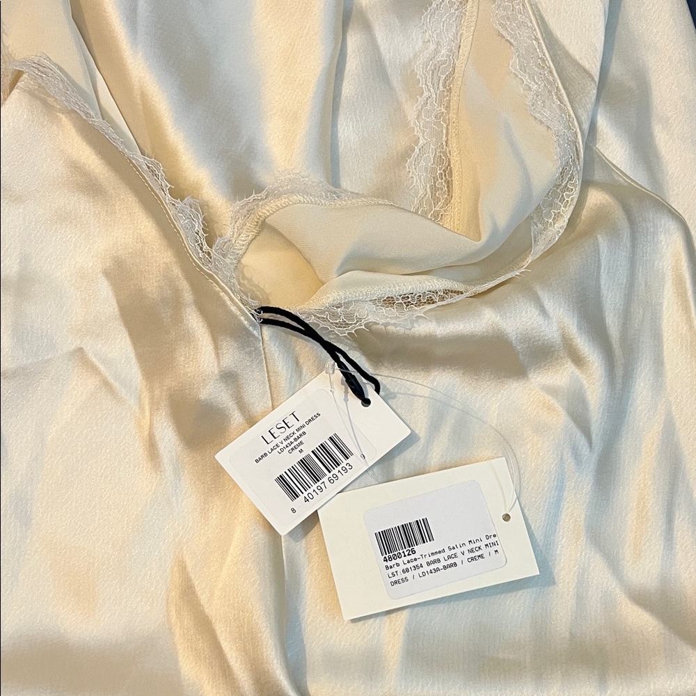 Leset Satin Mini Dress - Picture 3 of 3